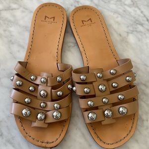 Marc Fisher Flats with silver grommets